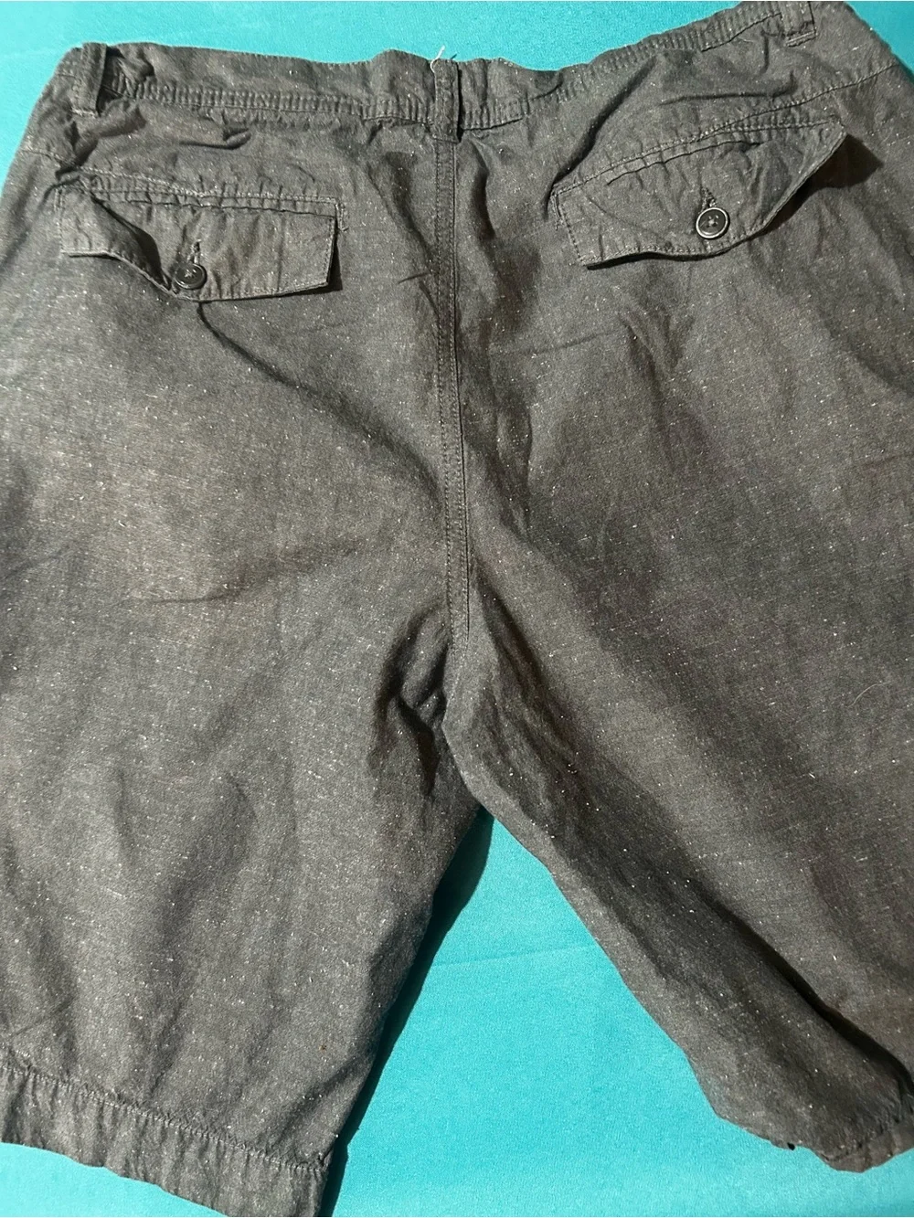 Kenneth Cole Reaction Men's Charcoal grey Flat Front Shorts